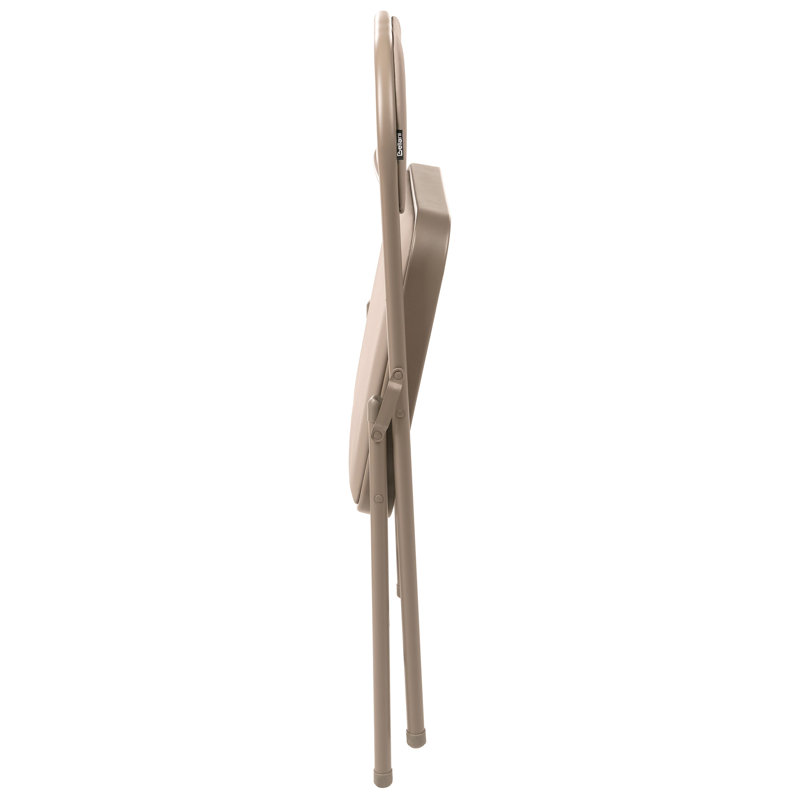 Side Chair Folding Chair Set, Beige, Beige