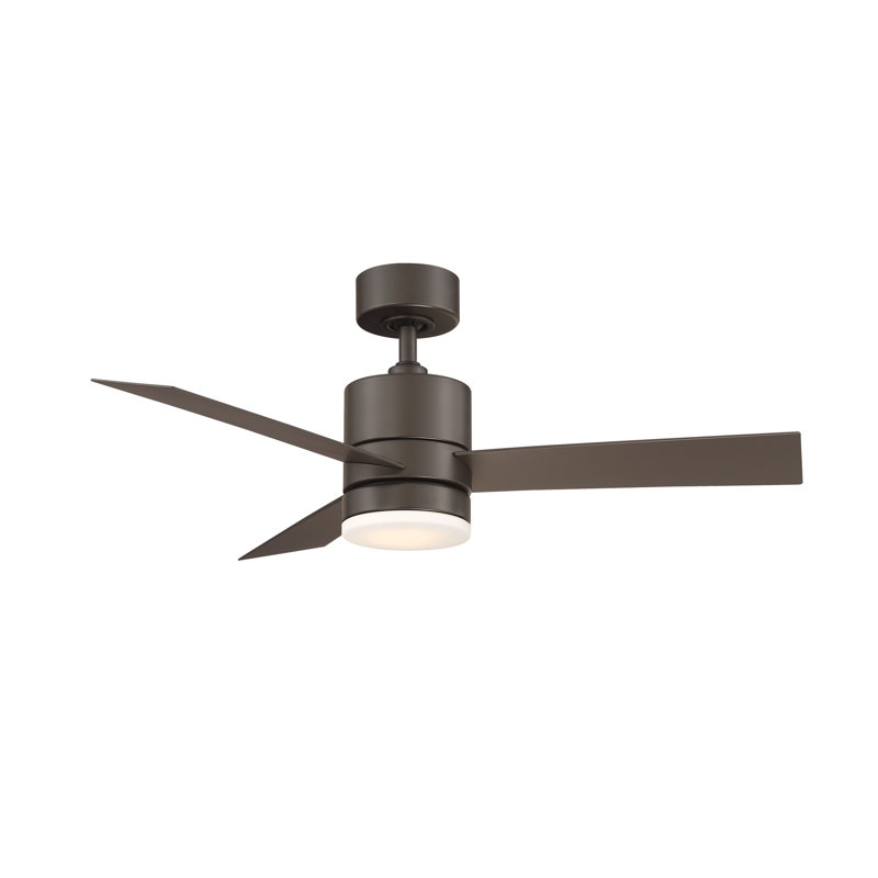 Ventilateur de plafond intelligent d'intérieur / extérieur à 3 pales Axis avec télécommande et ensemble d'éclairage à DEL inclus