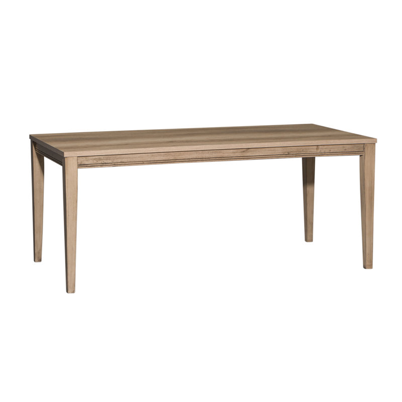 Eleora Rectangular Leg Dining Table, 30" H x 72" W x 36" D