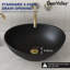DeerValley 400mmx 330mm Natural Ceramic Oval Sink