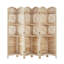 Paravent en bois sculpté avec tablettes - Paravent pliant à persiennes-129130211-129130212