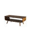 Table basse 44 "Mid-Century - Structure en bois massif avec pieds évasés pour petits espaces