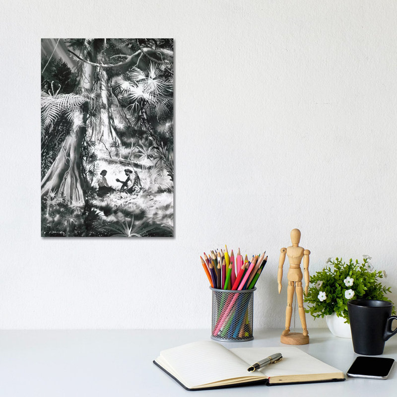 Tarzan Of The Apes, Chapter XX by Zdeněk Burian - Wrapped Canvas Painting, 101.6 cm H x 66.04 cm W x 3.175 cm D