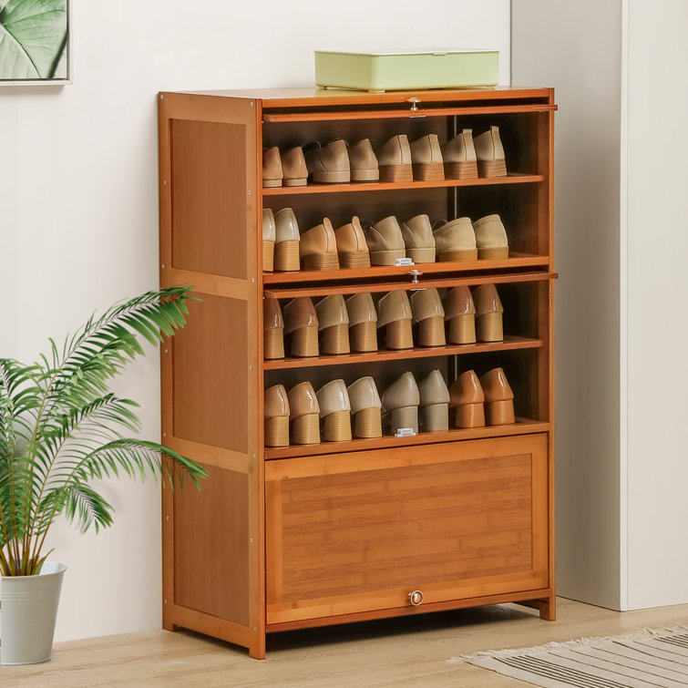 https://assets.wfcdn.com/im/89905492/resize-h755-w755%5Ecompr-r85/2515/251552238/24+Pair+7+Tiers+Bamboo+Wood+Shoe+Storage+Cabinet+Organizer+with+3+Flip+Doors.jpg