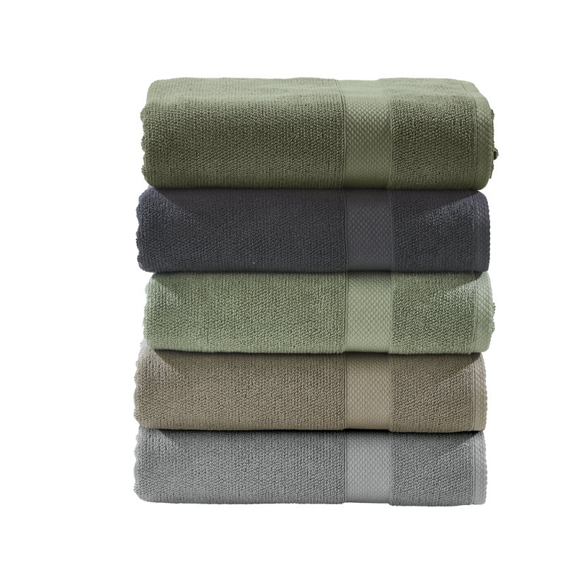 Leonis Cotton Midweight Fingertip Towel, Grey