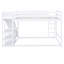 Lit superposé double avec échelle, glissade et tablettes, blanc-1108355595