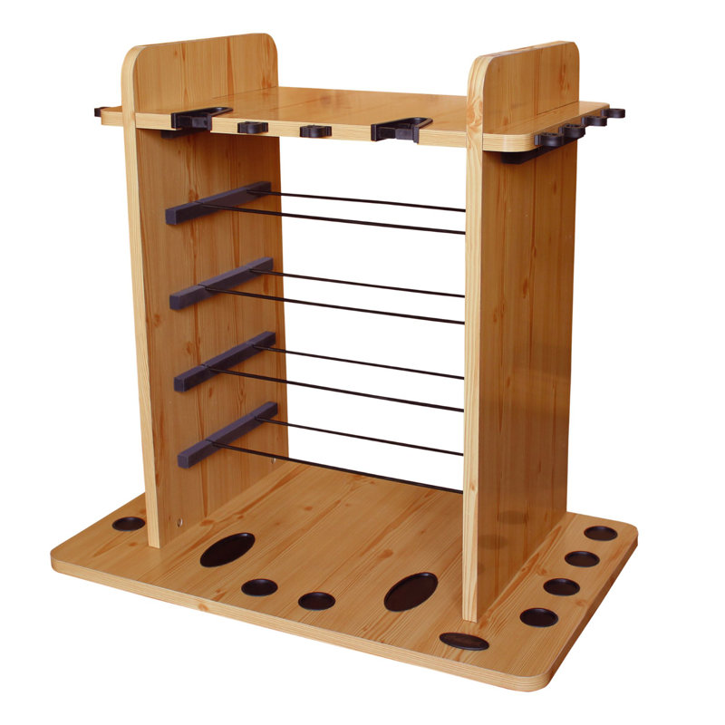 14 Fishing Rod Rack W/Four Bait Bin Storage