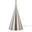 Lampe sur pied contemporaine en métal avec abat-jour en lin 64 po Cone de Grandview Gallery-1644881837