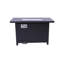 Table de foyer d'extérieur en aluminium avec couvercle H 25 po x l 42 po Oyer-2112271044