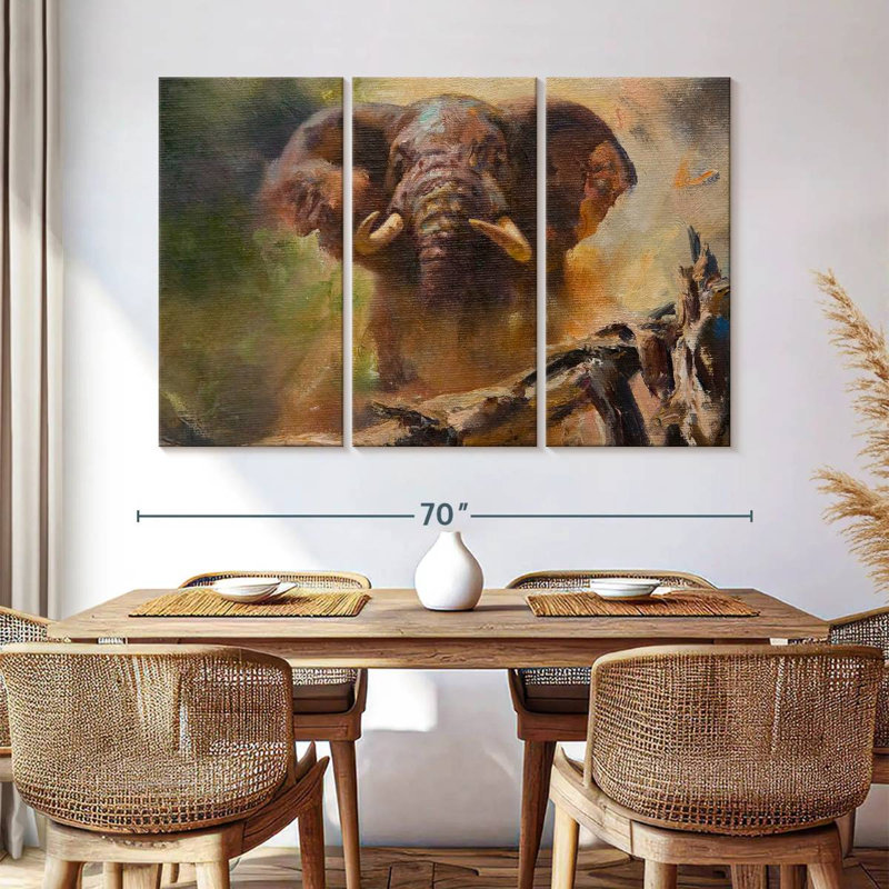 Brampt Elephant's Dream, 42" H x 65" W