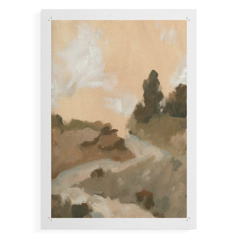 Hillside Walking Path I - Impression sur toile seulement - NON-CADRE, H 27 po x l 18 po