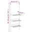Séchoir à linge mural en aluminium-905556304