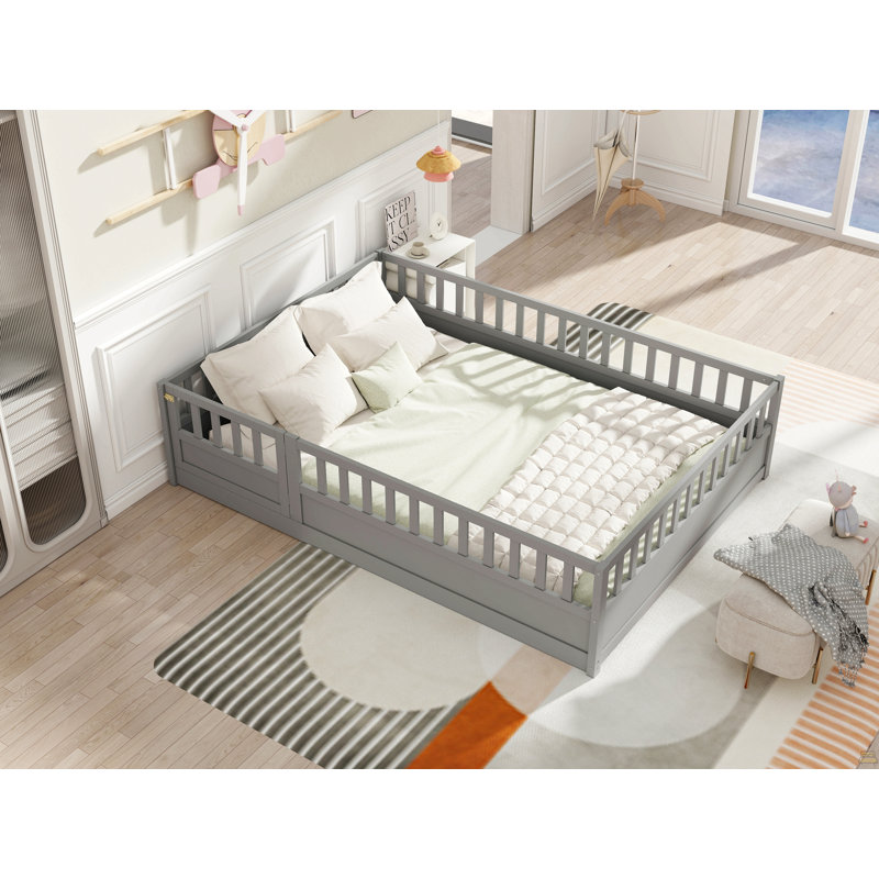 Lit double pleine grandeur, Gris