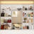 9-Drawer 7-Shelf Wardrobe With A Large Mirror