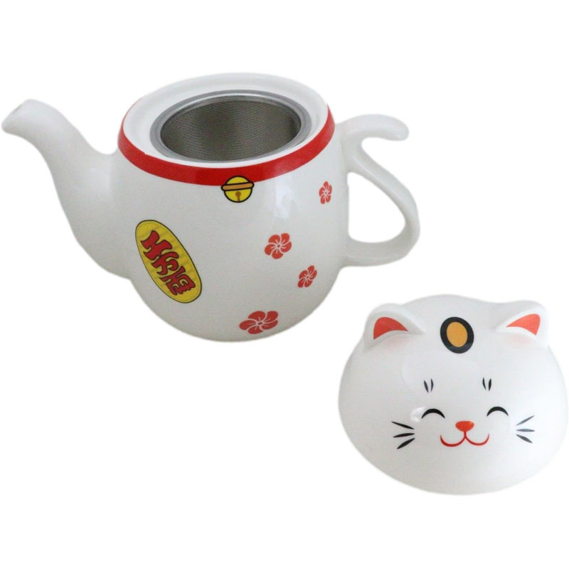 Chat japonais Maneki Neko Lucky Beckonnage avec crépine