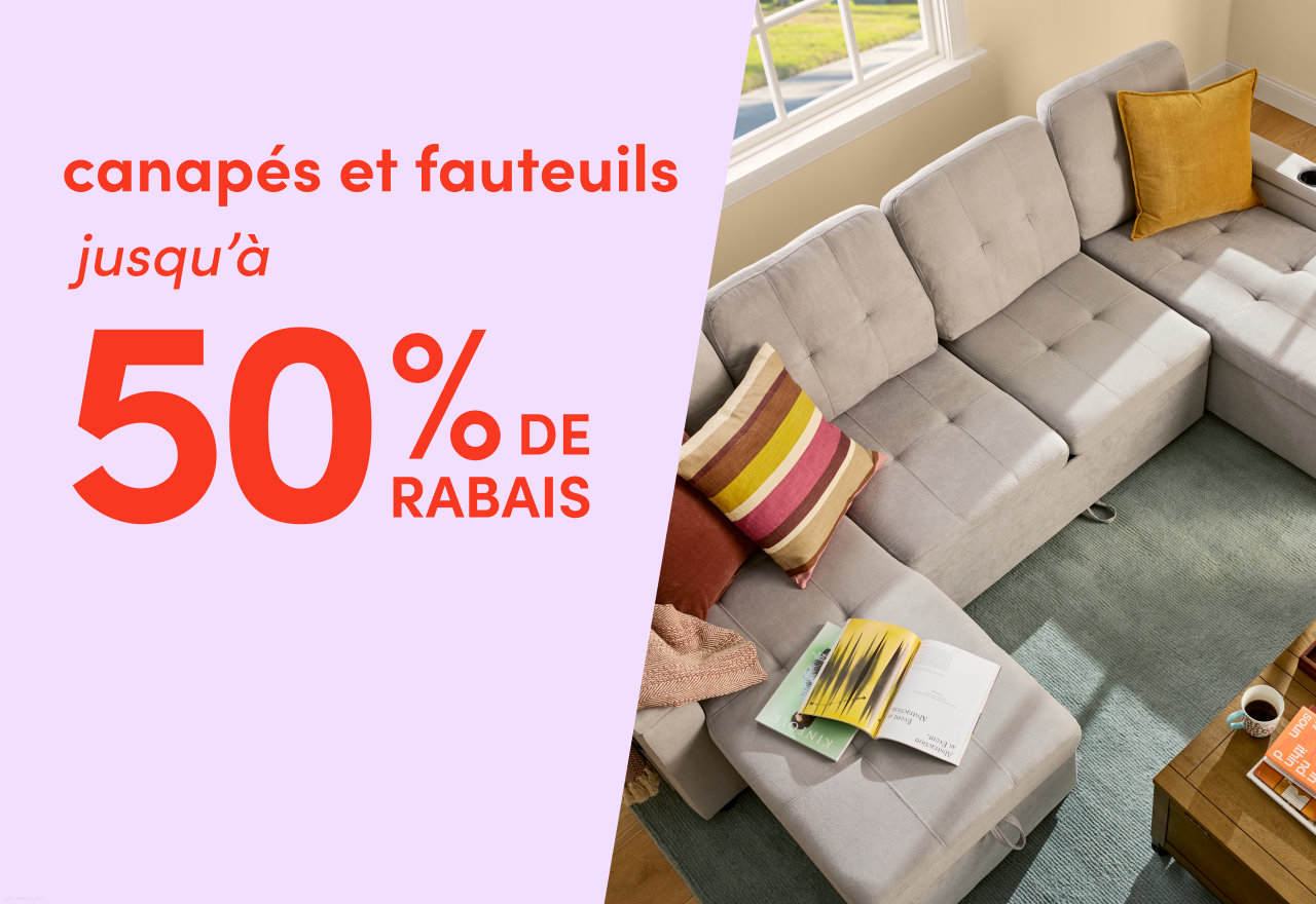 canapés et fauteuils en solde