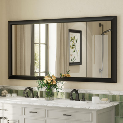 Amara Tempered Glass Mounted Wall Mirror