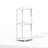 Furinno Turn-N-Tube 3-Tier Multipurpose Corner Shelf, Display Shelf, White/White-112413363-112413365
