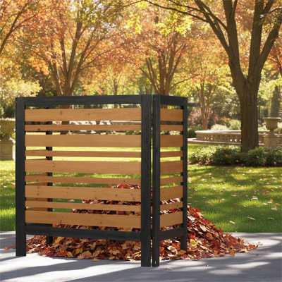 3-Panel Outdoor Air Conditioner Fence Screen