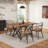 Abreha Faux Wood Rectangular Dining Table