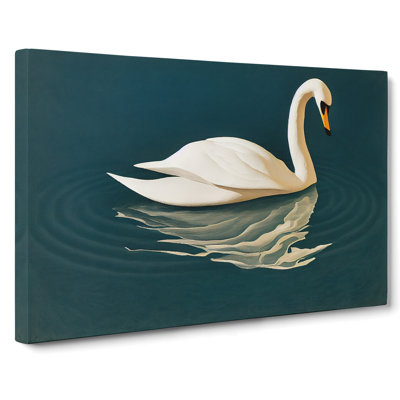 Intoxicating Swan - Wrapped Canvas