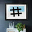 Hashtag encadré, impression encadrée avec biseauté mat et verre-1511793286-1511793287