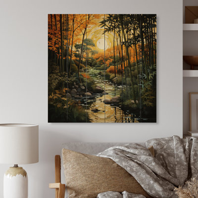 " Asian Art Bamboo Whisper V "