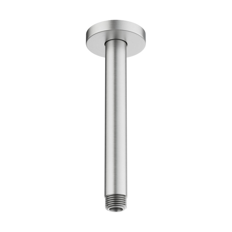 Circular 8" Ceiling Mounted Shower Arm, Brushed Nickel