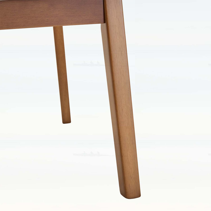Chaise d'appoint en bois avec dossier blanc évidé pour une assise confortable, Blanc