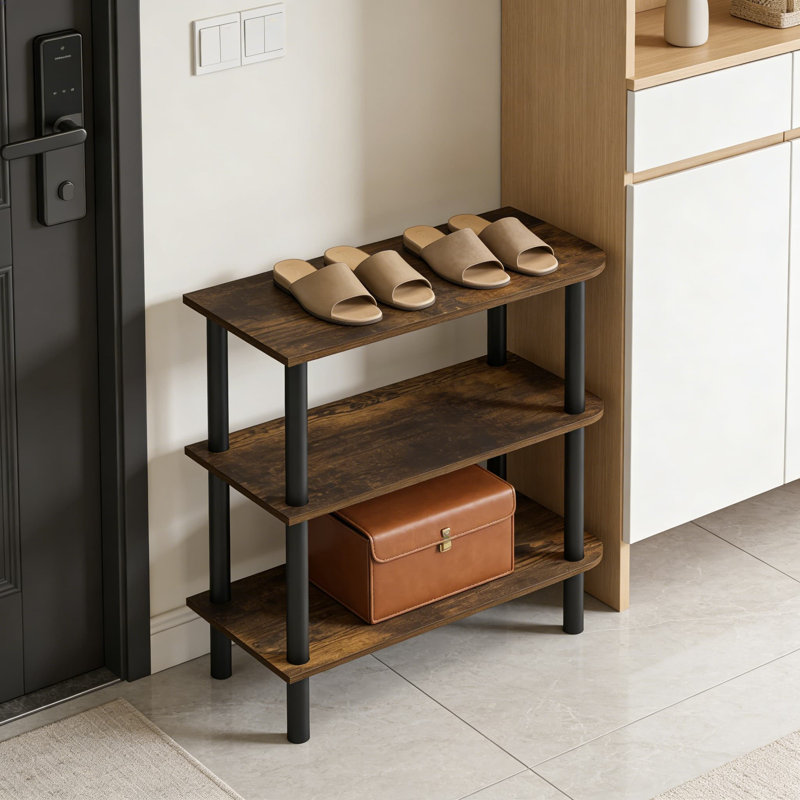Range-chaussures incurvé Turn-N-Tube