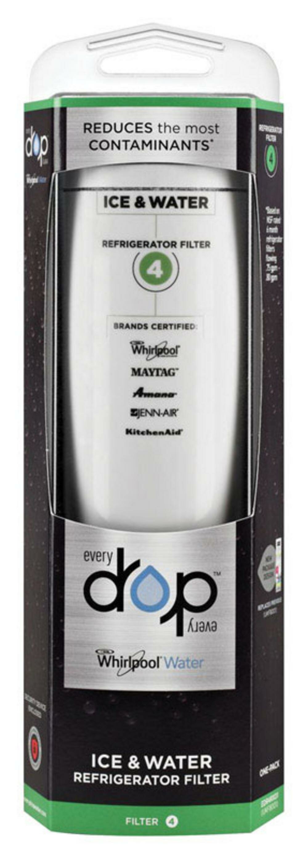 EveryDrop by Whirlpool Filter 4 Icemaker & Refrigerator Water Filter Cartridge