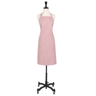 Striped Cotton Bib Apron