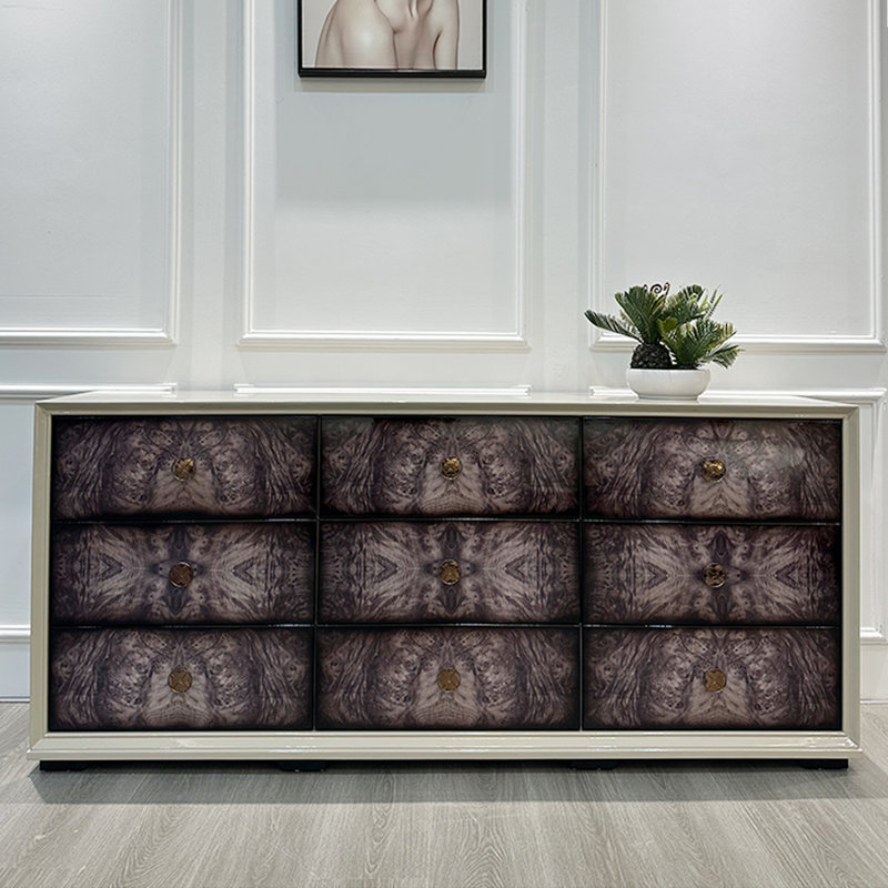 Modern Luxury Nine-Drawer Sideboard