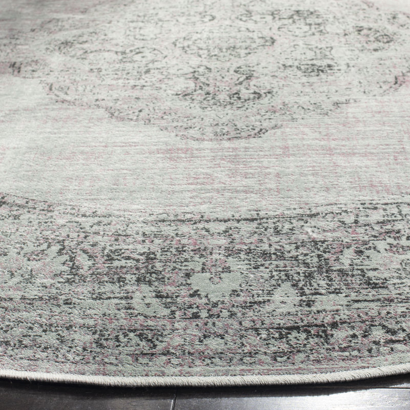Vishnu Vintage Performance Oriental Rug, Round 6'
