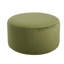 Olive ronde en velours - 16,2 pouces de hauteur, 30,15 de largeur, fonctionne comme repose-pieds ou table d'appoint, apparence luxueuse haute, confort de travail et
