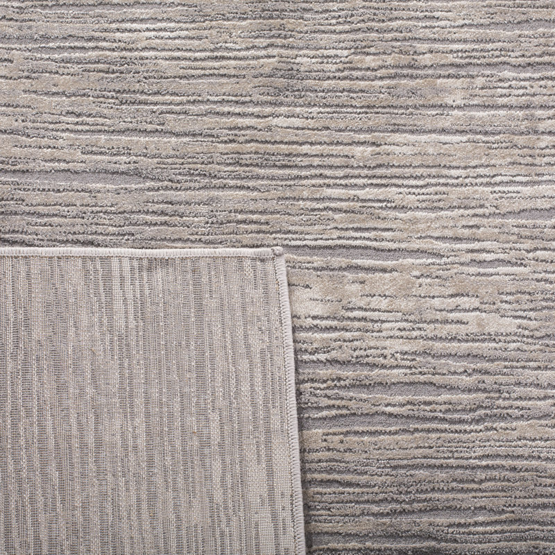 Tapis ivoire / gris Edvin, Carré 6 pi 7 po