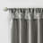 Twist Tab Lined Window Curtain Panel, Charcoal, 50X108, Faux Silk Sheen For Privacy And Elegance-431379326-431379313