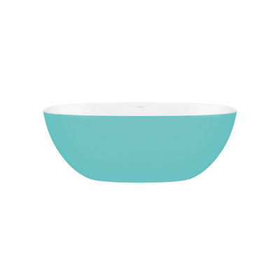 Barcelona 59" x 28.5" Freestanding Soaking Bathtub with Void