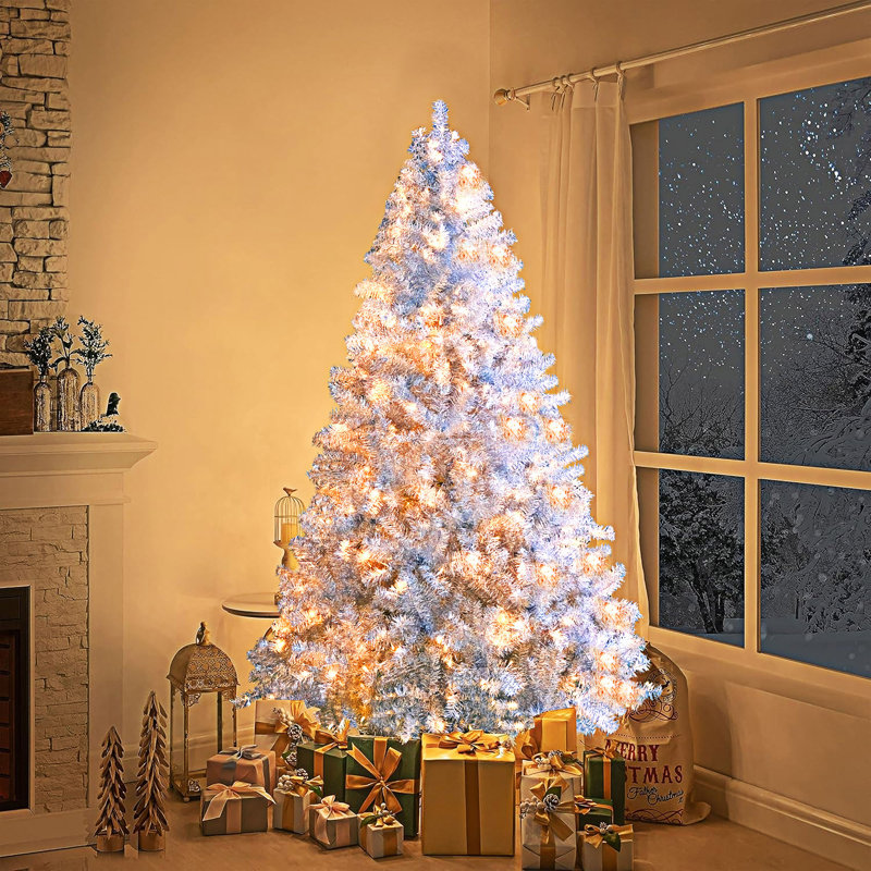 Arbre de Noël artificiel pré-éclairé, H 6 pi