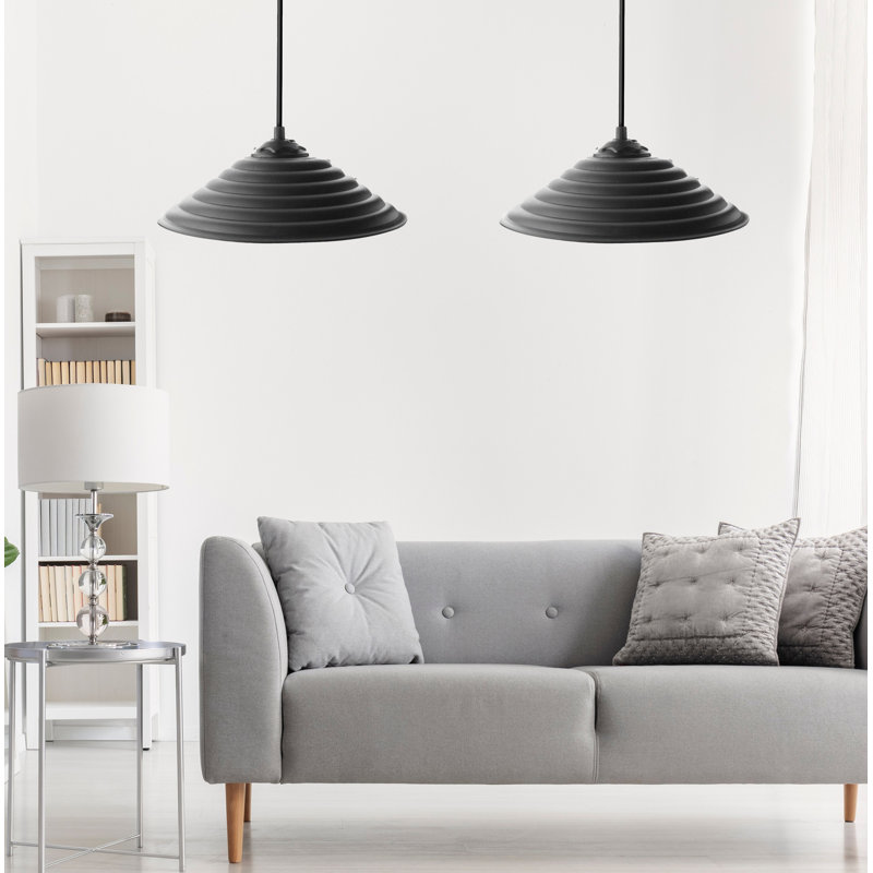 Luminaire suspendu conique à 1 lumière Bejou