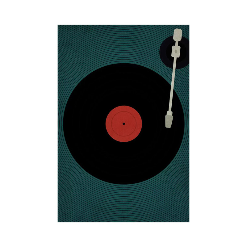 Let The Music Play par Kubistika - impression sur toile tendue, H 40 po x l 26 po x P 1,5 po