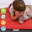 Tapis de repos pliable ECR4Kids Premium, 3 sections, bleu / rouge, paquet de 5-70878556-100156125
