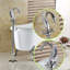 Mélangeur de lavabo classique avec finition chromée polie et fonctionnement à levier unique