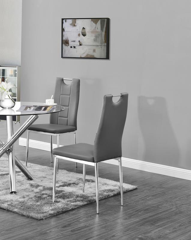Chaise d'appoint Spickard, Gris