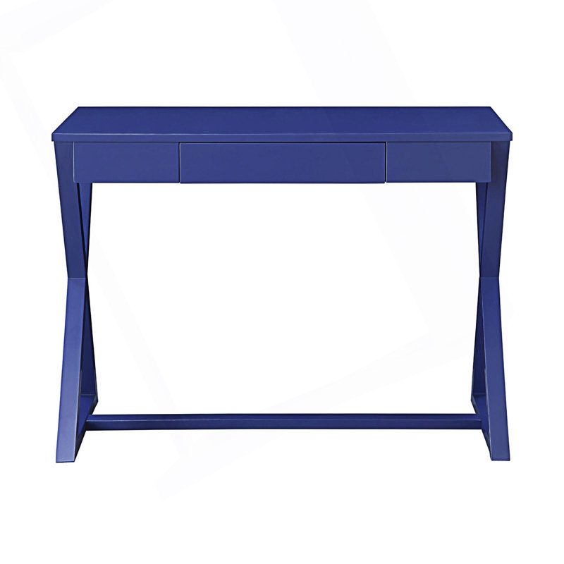 Bureau d'écriture rectangulaire avec 1 tiroir