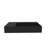Juniper 30" Wall Mounted Bathroom Sink With Right Basin - Black-70942133