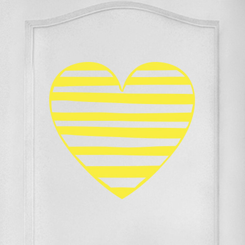 Wall Decal, Bright Yellow
