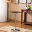 Table réglable en bois et en métal noir à hauteur ajustable - 24 po de largeur