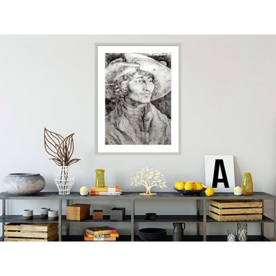Portrait d'un homme inconnu par Albrecht Dürer, reproduction sur toile