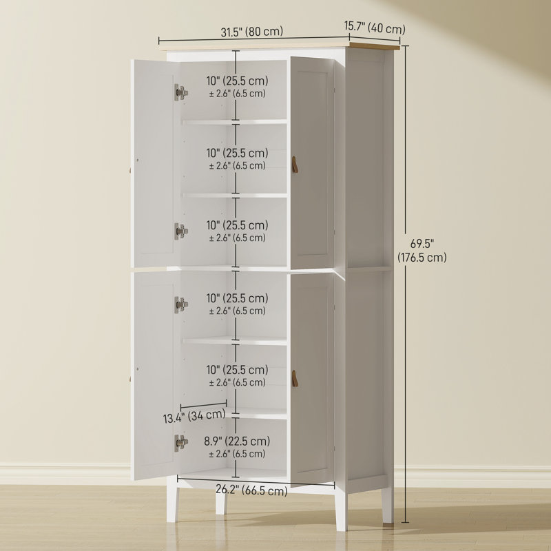 Garde-manger avec capteur DEL et garde-manger, Blanc